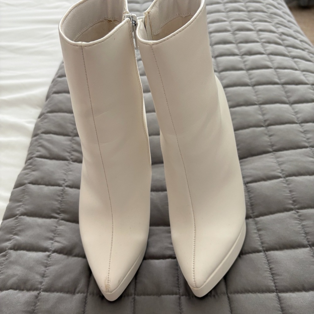 Chic Cream Ankle Booties